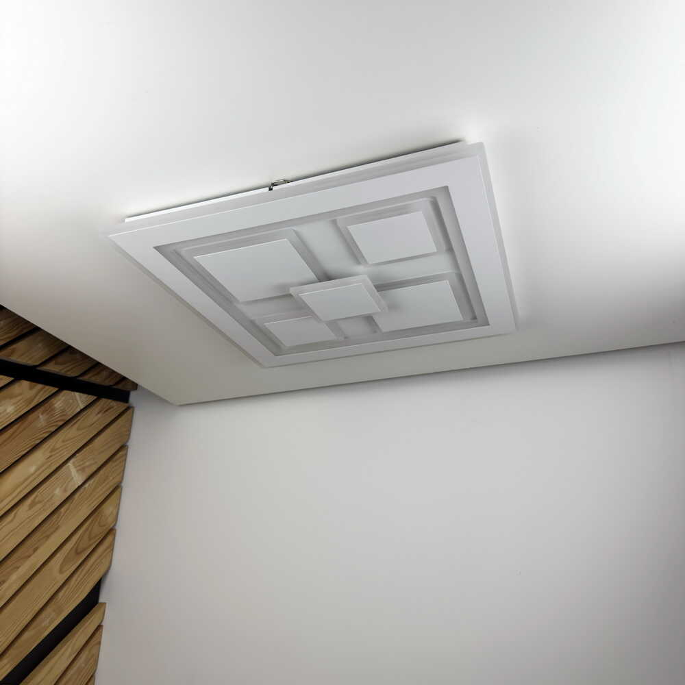 Світильник LED smart OXFORD з пультом 110Вт 3000-6000K 8000Lm Квадратний Білий 220425